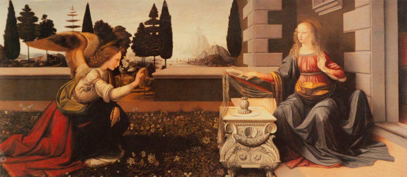 L'Annunciazione di Leonardo da Vinci