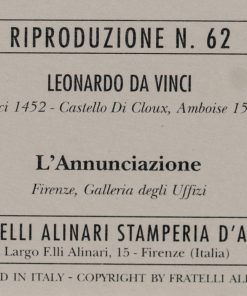 L'Annunciazione di Leonardo da Vinci